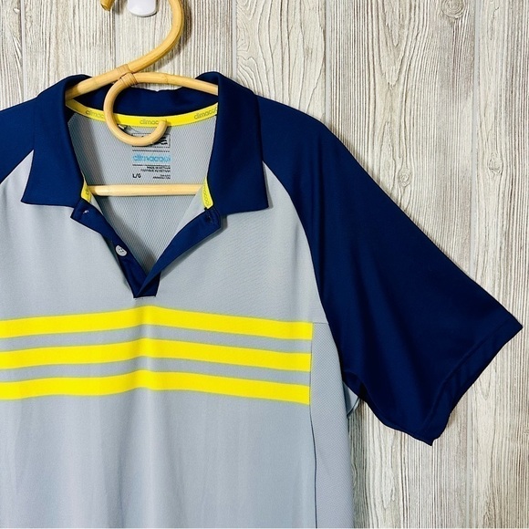 adidas Other - ADIDAS CLIMACOOL GOLF Shirt Size Large Breathable Mesh Lightweight Sports